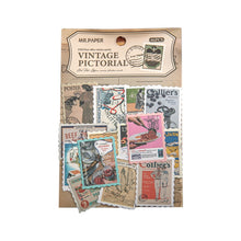 Load image into Gallery viewer, Old Post Office Series Decorative Stickers ( 6 Designs)