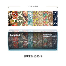 Load image into Gallery viewer, Kyoto Heritage Washi Tape Collection – Ukiyo Edition