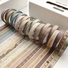 Load image into Gallery viewer, Intricate Vintage Masking Washi Tape Sets (20 pcs)
