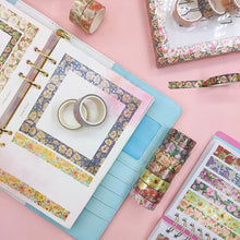 Load image into Gallery viewer, Marigold Medley Floral Washi Tape Set