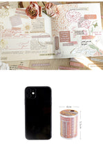 Load image into Gallery viewer, Vintage Style Literary English Poetry Washi Tape
