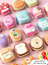 Load image into Gallery viewer, Kawaii Sip & Snack Memo Pad Set – Dessert Café Edition