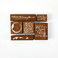 Load image into Gallery viewer, Vintage Style Nature Rubber Stamps Sets (6pcs)