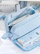 Load image into Gallery viewer, Dual-side Transparent Large Capacity Pencil Case