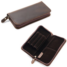 Load image into Gallery viewer, Voyager Leather Fountain Pen Case