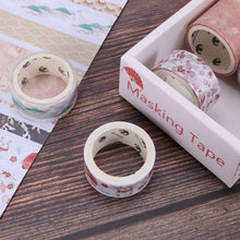 Load image into Gallery viewer, Vintage Style Japanese Floral Garden Washi Tape Set (20 pcs)