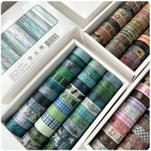 Load image into Gallery viewer, Bluegreen Whimsy Washi Set (35 rolls)