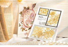 Load image into Gallery viewer, The Flower of Mist & Light Gilded Floral Stickers