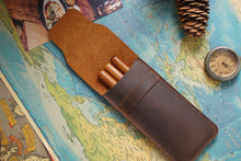Load image into Gallery viewer, Classic Cowhide Pen Sleeve - Limited Edition - Original Kawaii Pen