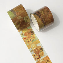 Load image into Gallery viewer, Vintage Style Van Gogh Series Oil Painting Washi Tapes ( 8 Designs)