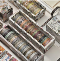 Load image into Gallery viewer, Retro Nature Washi Tape Sets (20 pcs a set)