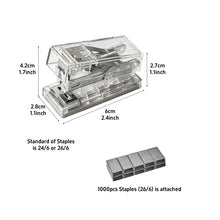 Load image into Gallery viewer, Mini Transparent Stapler Sets