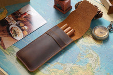 Load image into Gallery viewer, Classic Cowhide Pen Sleeve - Limited Edition - Original Kawaii Pen