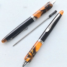 Load image into Gallery viewer, Amber Glow Acrylic Twist Pen – Luxe Edition