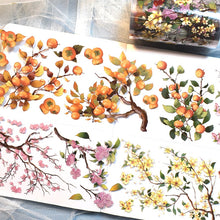 Load image into Gallery viewer, Japanese Floral Heaven Transparent Extra Large Washi Tape Sets (21 Designs)