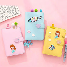 Load image into Gallery viewer, Pastel Pages A6 Ring Planner – Kawaii Edition