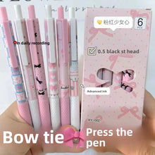 Load image into Gallery viewer, Pink Bow Dream Gel Pen Set