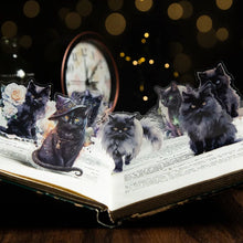 Load image into Gallery viewer, Cute Magic Black Cat Decorative Sticker