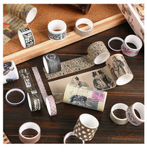 Load image into Gallery viewer, Vintage Style Japanese Summer Series Washi Tape Sets (18 Rolls)