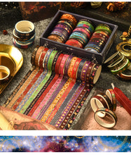 Load image into Gallery viewer, Midnight Gothic Washi Tape Collection – Vintage Edition