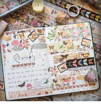 Load image into Gallery viewer, Winged Wonders Washi Tape Set (18 pcs)