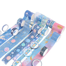 Load image into Gallery viewer, Galaxy Series Gold Foiled Universe Washi Tape Set (20 Rolls)
