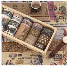 Load image into Gallery viewer, Vintage Style Japanese Summer Series Washi Tape Sets (18 Rolls)