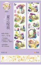 Load image into Gallery viewer, Vintage Four Seasons Scenery Masking Washi Tapes