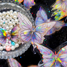 Load image into Gallery viewer, Crystal Series Butterfly Laser Decorative Stickers