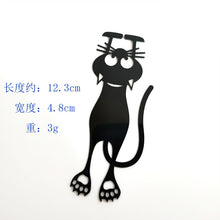 Load image into Gallery viewer, Curious Black Cat Bookmark
