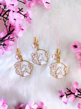 Load image into Gallery viewer, Japanese Bunny Sakura Hand-made Charm