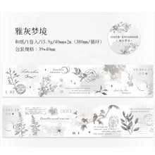 Load image into Gallery viewer, Inked Petal Fantasy Washi Tapes