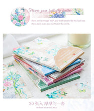Load image into Gallery viewer, Nostalgic Blooms and Butterfly Parchment Material Paper