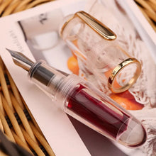 Load image into Gallery viewer, Moon Man Series Mini Transparent Fountain Pen - Limited Edition