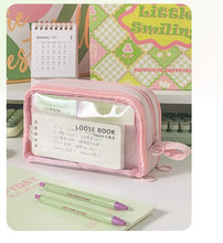 Load image into Gallery viewer, Dual-side Transparent Large Capacity Pencil Case