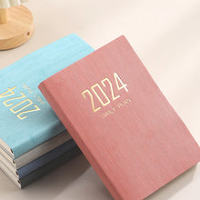 Load image into Gallery viewer, 2024 Vintage Style Mini Notebook Planner (A7)