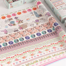 Load image into Gallery viewer, Vintage Style Japanese Summer Series Washi Tape Sets (18 Rolls)
