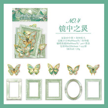 Load image into Gallery viewer, Mirror Dream Series Gold Foiled Butterfly Stickers - Limited Edition