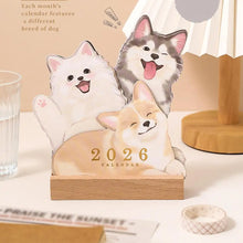 Load image into Gallery viewer, Paws & Tails 2026 Desk Calendar