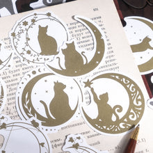 Load image into Gallery viewer, Kawaii Curious Cat Decorative Stickers (6 colors)