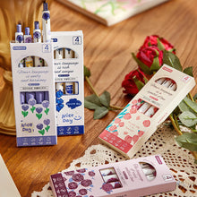 Load image into Gallery viewer, Floral Bloom Gel Pens - (4 pcs a set)