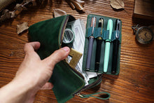 Load image into Gallery viewer, Heritage Leather Zipper Case - Limited Edition