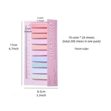 Load image into Gallery viewer, Colorful Index Sticky Notes