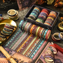 Load image into Gallery viewer, Midnight Gothic Washi Tape Collection – Vintage Edition