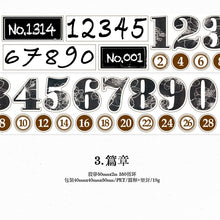 Load image into Gallery viewer, Vintage Style Digital Age Series Masking Washi Tape