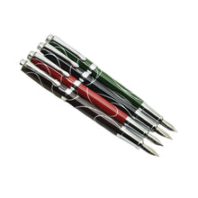 Load image into Gallery viewer, Silver Whisper Fountain Pens