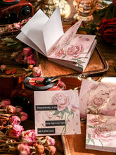 Load image into Gallery viewer, Rose Garden Memoire: Vintage Foil Stamped Sticky Notes