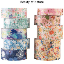 Load image into Gallery viewer, Mystic Gold Foil Washi Tape Set – Wide Craft Edition