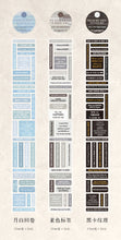 Load image into Gallery viewer, Vintage Style Literary English Poetry Washi Tape