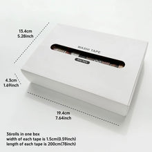 Load image into Gallery viewer, Bluegreen Whimsy Washi Set (35 rolls)